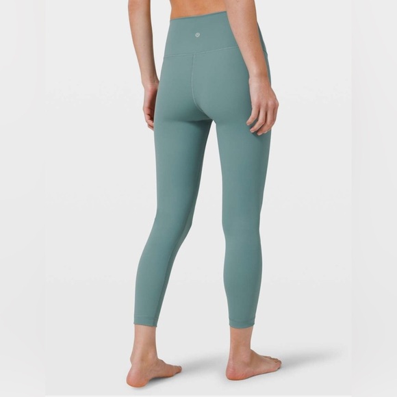 Lululemon Wunder Under High-Rise Tight 28” Tidewater Teal size 6 - Picture 1 of 4